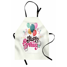 Happy Birthday Party Theme Apron