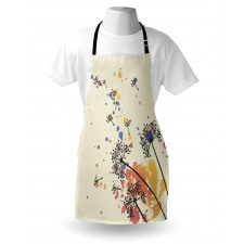 Blowball Seed Color Stain Apron