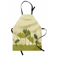 Natural Curved Tree Leaves Apron