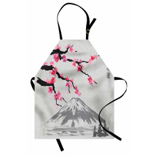 Fujiyama Cherry Blossoms Apron