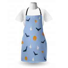 Pumpkins and the Flying Bats Apron