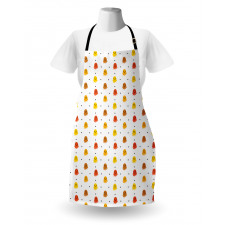 Black Stars Childish Design Apron