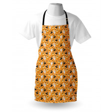 Ghost Pumpkin and Wizard Hat Apron