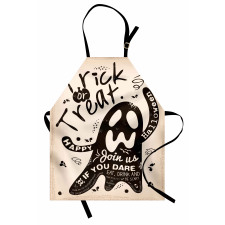 Halloween Trick Treat Grunge Apron