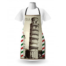 Vintage Famous Italian Tower Apron
