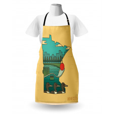 Mosaic Design State Map Apron