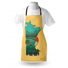 Mosaic Design State Map Apron