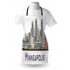 Doodle Minneapolis View Apron