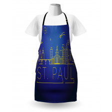 Line Art Style St Paul Apron