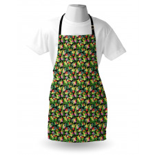 Floral Botany Composition Apron