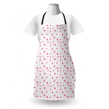 Origami Cranes with Hearts Apron