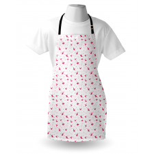 Origami Cranes with Hearts Apron