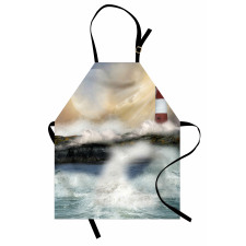 Stormy Sea Waves Apron