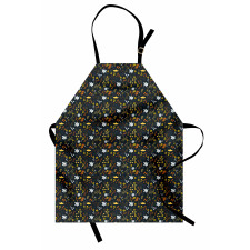 Childish Doodle Blossoms Apron