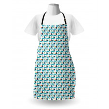 Colorful Fish Pattern Apron