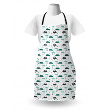 Stars Clouds Nighttime Apron