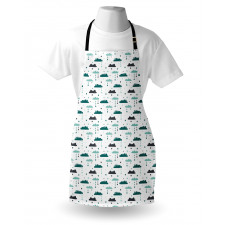 Stars Clouds Nighttime Apron