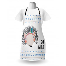 Hedgehog Go Wild Words Apron