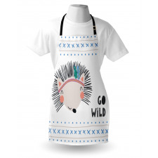 Hedgehog Go Wild Words Apron