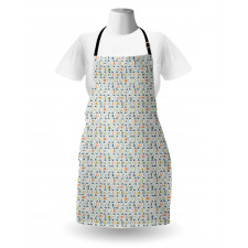 Apples Leaves Pattern Apron