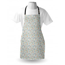 Apples Leaves Pattern Apron