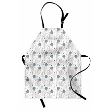 Bear and Stars Cartoon Apron