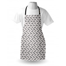 Hand Drawn Puppy Apron