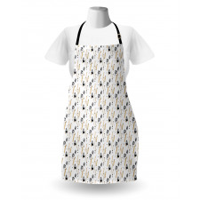 Tropic Leaves Stripes Apron