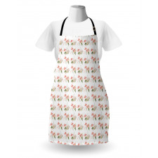 Romantic Bouquet of Lilies Apron