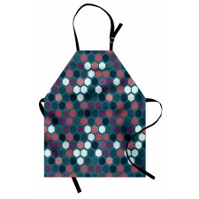 Vibrant Hexagon Shapes Apron