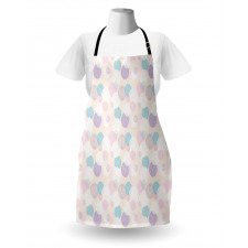 Soft Toned Dahlia Petals Apron