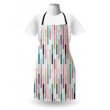 Avant-Garde Color Stripes Apron