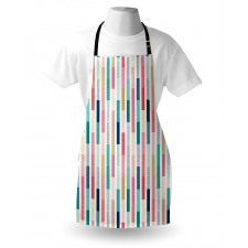 Avant-Garde Color Stripes Apron