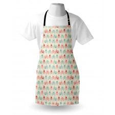 Vintage Style Bike Pattern Apron