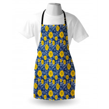 Lily Blossoms Paintbrush Apron