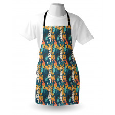 Paintbrush Petals Sketchy Apron