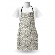 Abstract Foliage Nature Art Apron