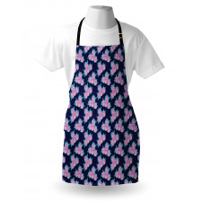 Vibrant Rose Buds Blossoms Apron