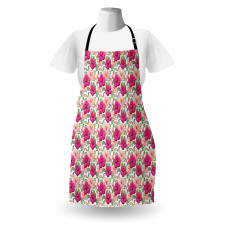 Pastel Hibiscus Petals Apron