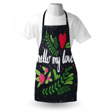 Hello My Love Words Apron