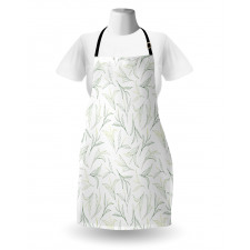 Freshly Picked Tea Leaf Sketch Apron