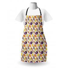 Watercolor Colorful Beans Apron