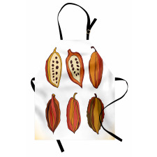 Tropical Fruit Beans Graphic Apron