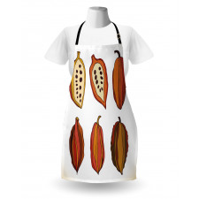 Tropical Fruit Beans Graphic Apron