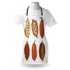 Tropical Fruit Beans Graphic Apron