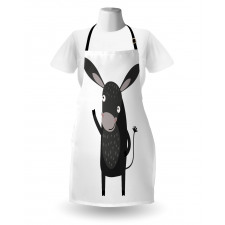 Happy Donkey with a Smile Apron