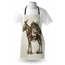 Vintage Animal with Baskets Apron