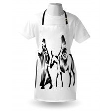 Abstract People Traveling Apron