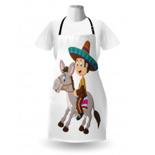 Mexican Man with Sombrero Apron