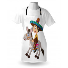 Mexican Man with Sombrero Apron